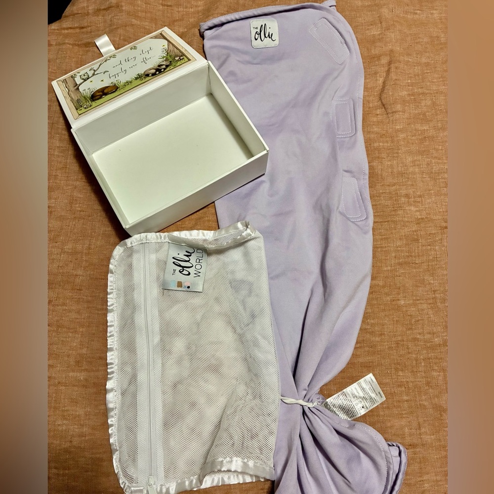 Ollie Lavender Newborn Swaddle